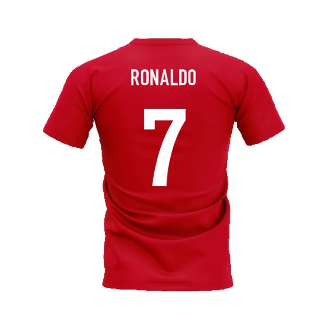 Cristiano Ronaldo Legend T-Shirt (Red) (Ronaldo 7) — Shop Online