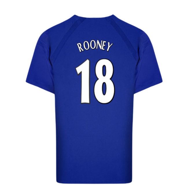 Everton 2003 Anniversary Retro Home Shirt (Rooney 18) — Shop Online