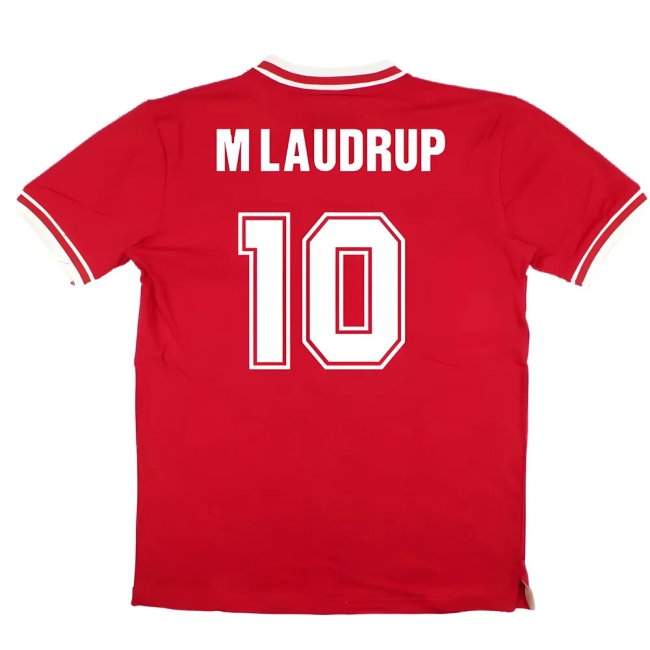 False Nein Denmark Home Shirt (M LAUDRUP 10) — Shop Now