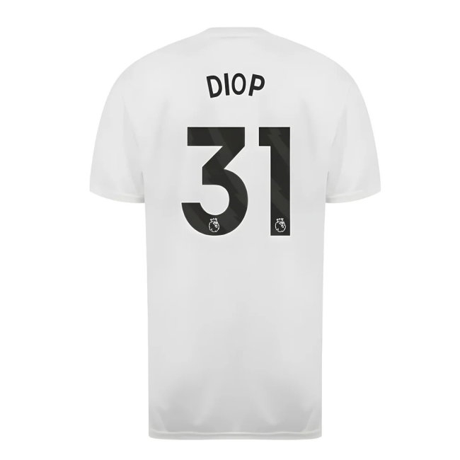 Fulham Poly T-shirt (White) (Diop 31) — Buy Now