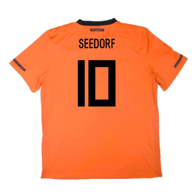 Holland 2010-11 Home Shirt ((Excellent) S) (Seedorf 10) — Shop Online