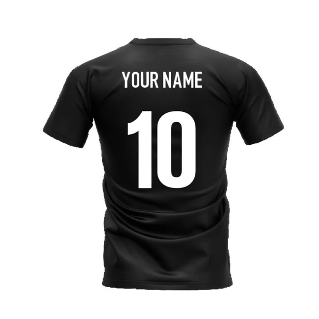 Lionel Messi Legend T-Shirt (Black) (Your Name) — Shop Online