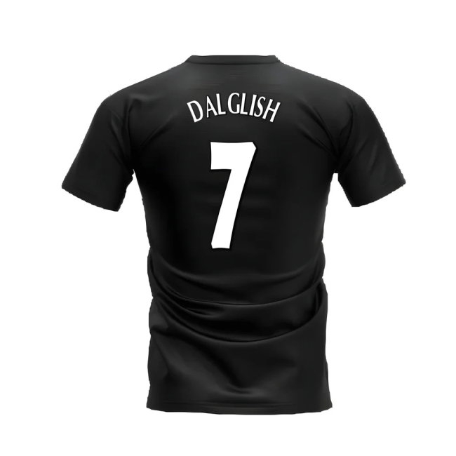 Liverpool 2000-2001 Retro Shirt T-shirt (Black) (DALGLISH 7) — Buy Now