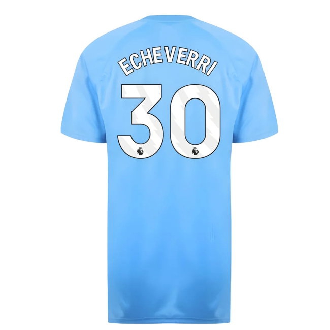 Man City Poly T-Shirt (Blue) (Echeverri 30) — Shop Online