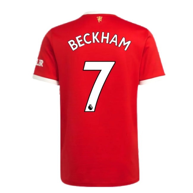 Man Utd 2021-2022 Home Shirt (BECKHAM 7) — Buy Now