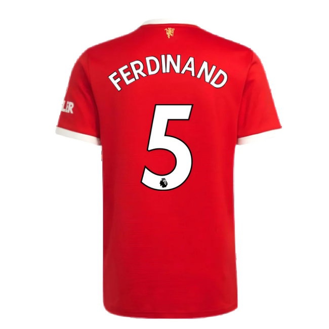Man Utd 2021-2022 Home Shirt (FERDINAND 5) — Buy Now