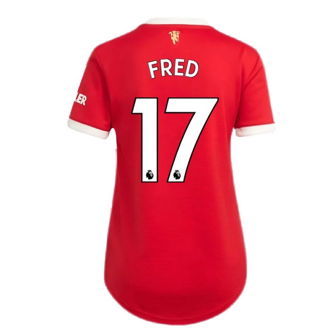 Man Utd 2021-2022 Home Shirt (Ladies) (FRED 17) — Buy Now