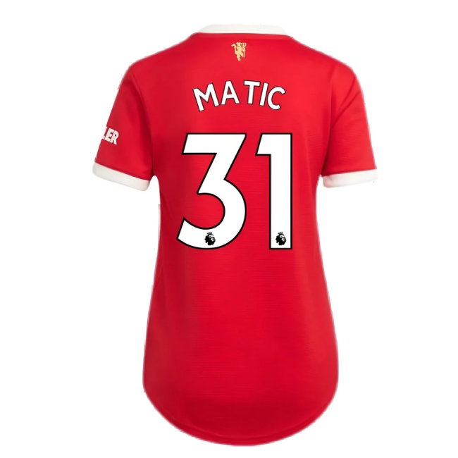 Man Utd 2021-2022 Home Shirt (Ladies) (MATIC 31) — Buy Now