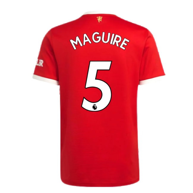 Man Utd 2021-2022 Home Shirt (MAGUIRE 5) — Shop Now