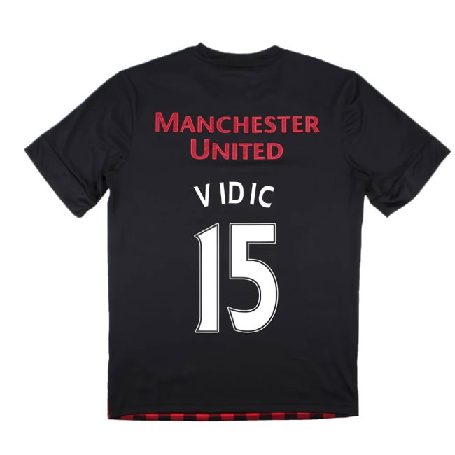 Manchester United 2010-2011 Training Shirt (M) (Vidic 15) (Excellent) — Shop Online