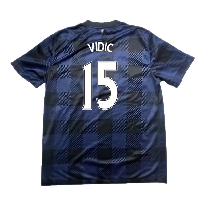 Manchester United 2013-14 Away Shirt (Excellent) (Vidic 15) — Shop Online
