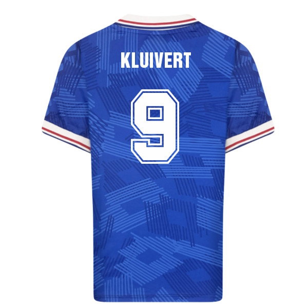 Netherlands 1992 European Championship Third Shirt (KLUIVERT 9) — Shop Now
