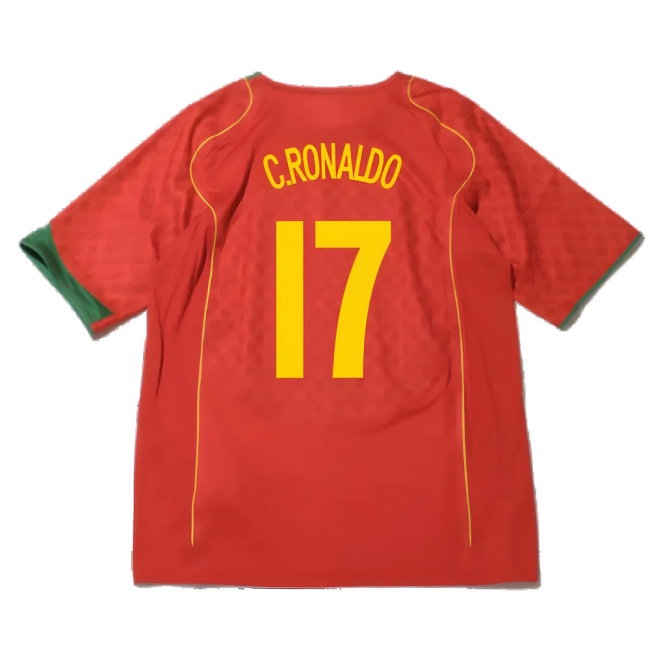 Portugal 2004 Reissue Home Shirt (C.Ronaldo 17) — Shop Now