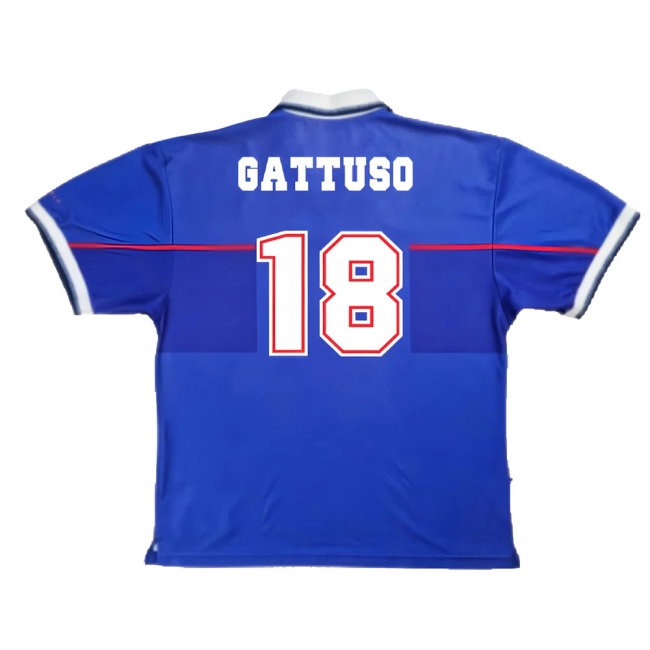 Rangers 1997-99 Home Shirt (XL Boys) (Excellent) (GATTUSO 18) — Shop Online