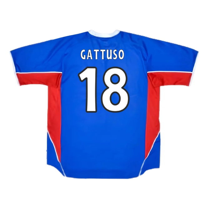 Rangers 2001-02 Home Shirt (S) (Excellent) (GATTUSO 18) — Buy Now