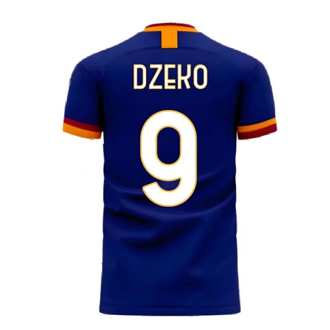 Roma 2025-2026 Third Concept Football Kit (Libero) (DZEKO 9) — Shop Now