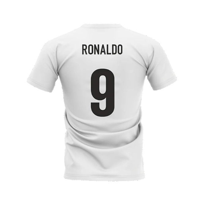 Ronaldo R9 Legend T-Shirt (White) (Ronaldo 9) — Buy Now