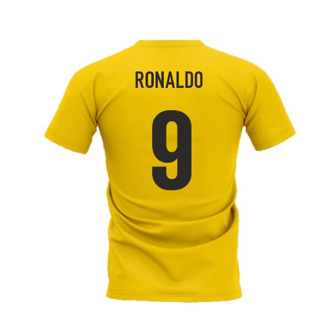 Ronaldo R9 Legend T-Shirt (Yellow) (Ronaldo 9) — Buy Now