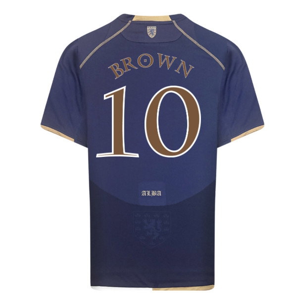 Scotland 2007 Home Retro Shirt (Brown 10) — Buy Now