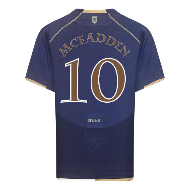 Scotland 2007 Home Retro Shirt (McFadden 10) — Buy Online