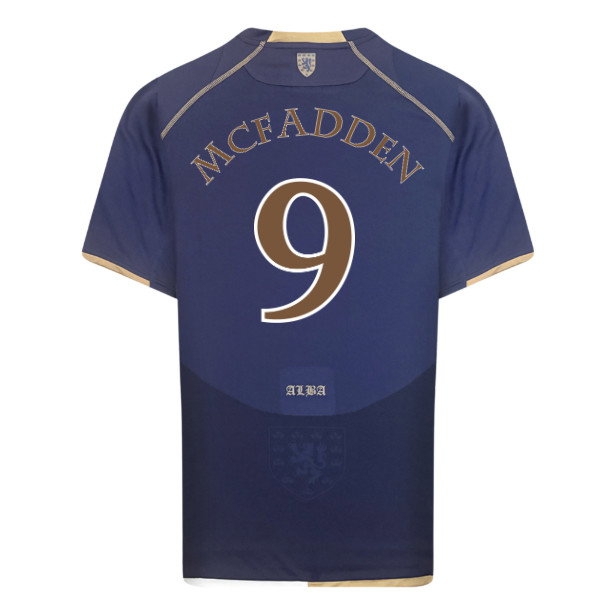 Scotland 2007 Home Retro Shirt (McFadden 9) — Buy Now
