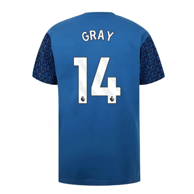 Tottenham Hotspur Graphic T-shirt (Blue) (Gray 14) — Shop Now