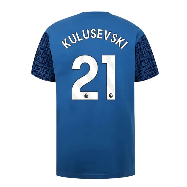 Tottenham Hotspur Graphic T-shirt (Blue) (Kulusevski 21) — Buy Online