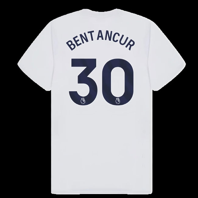 Tottenham Hotspur Poly T-shirt (White) (Bentancur 30) — Shop Online