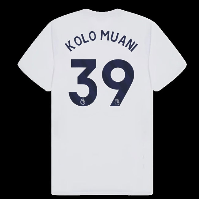 Tottenham Hotspur Poly T-shirt (White) (Kolo Muani 39) — Shop Now