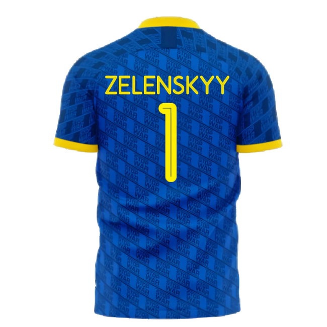 Ukraine Stop War Message Concept Kit (Libero) - Blue (ZELENSKYY 1) — Buy Online