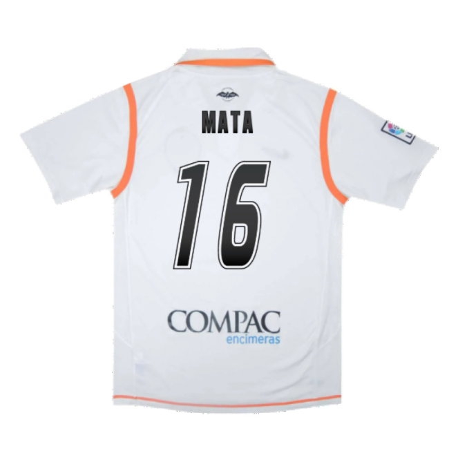 Valencia 2007-08 Home Shirt ((Excellent) S) (Mata 16) — Buy Now