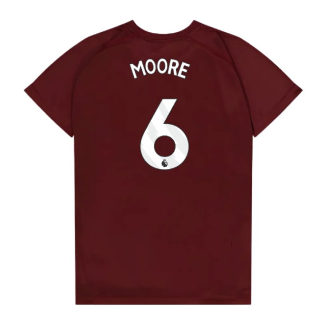 West Ham United Poly T-Shirt (Claret/Blue) - Kids (Moore 6) — Buy Now