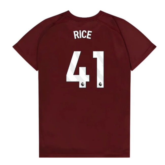 West Ham United Poly T-Shirt (Claret/Blue) - Kids (Rice 41) — Shop Now