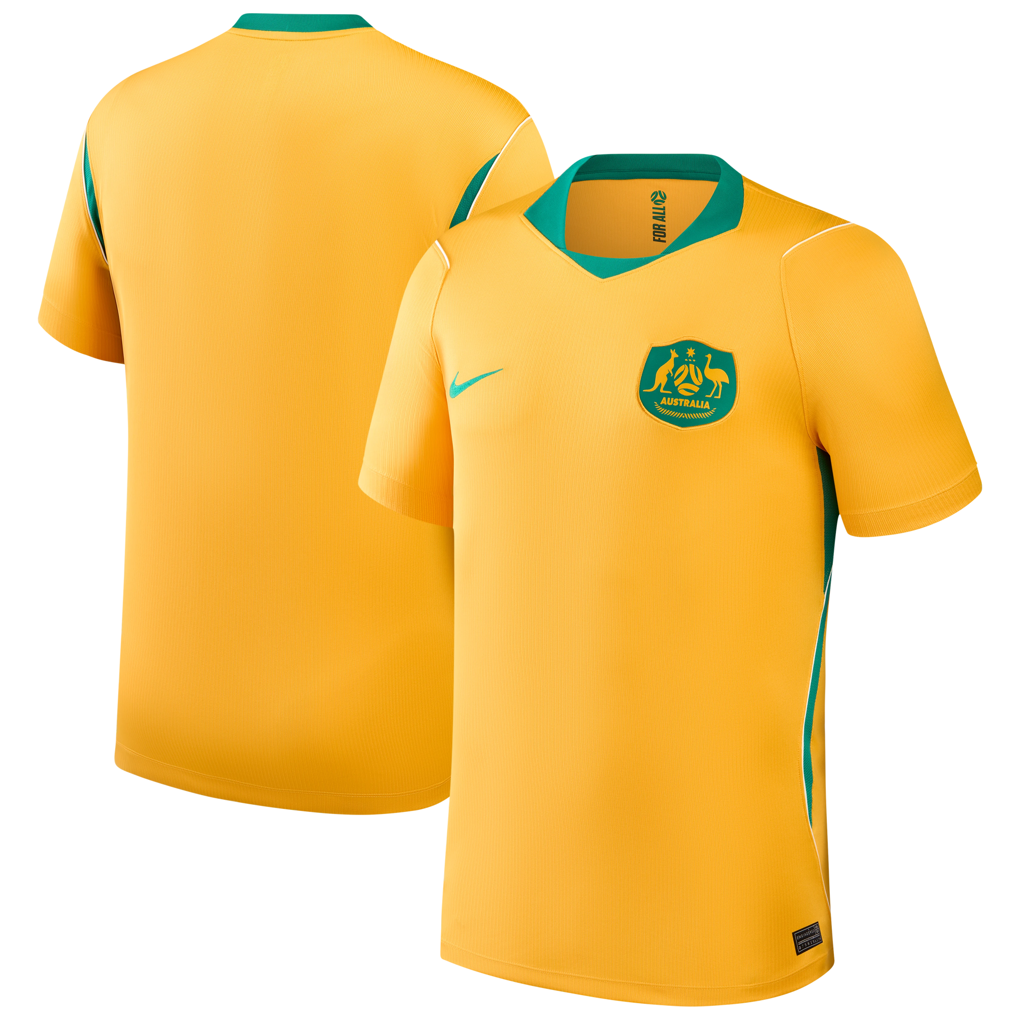 Australia National Team 2026 Home Stadium Replica Jersey - Yellow