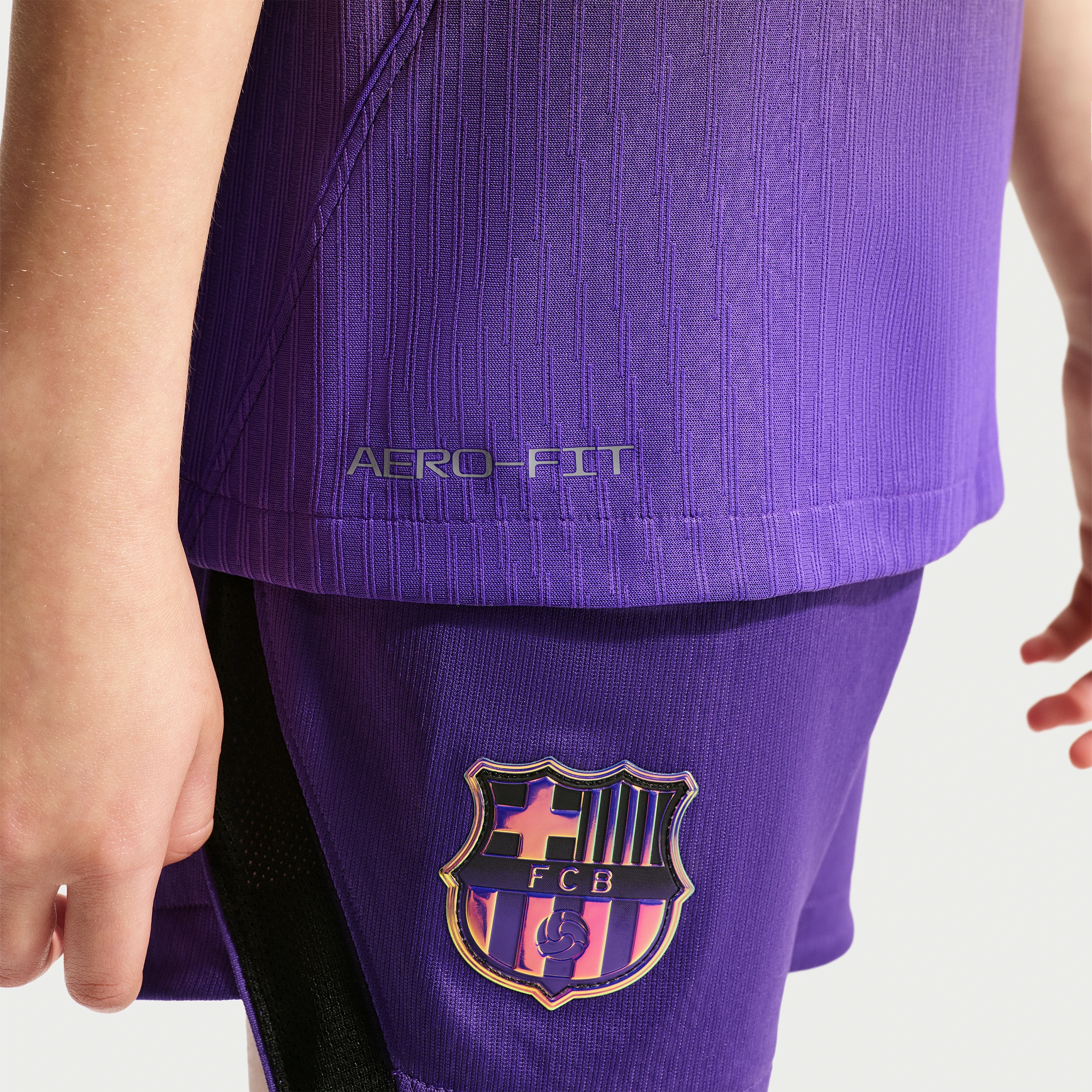 Barcelona Youth 2026/27 Away Match Jersey - Purple