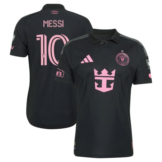 Lionel Messi Inter Miami CF 2026 Presagio On - Field Patch Jersey - Black