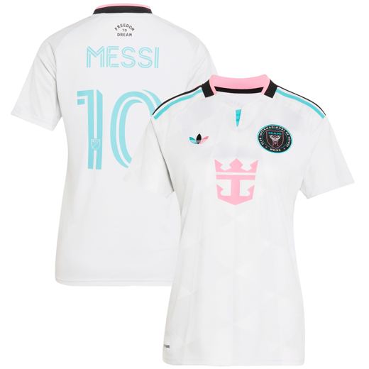 Lionel Messi Inter Miami CF Women's 2026 Third Replica Jersey - White