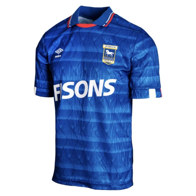 1989-1992 Ipswich Town Home Retro Shirt (Palmer 18) — Shop Online