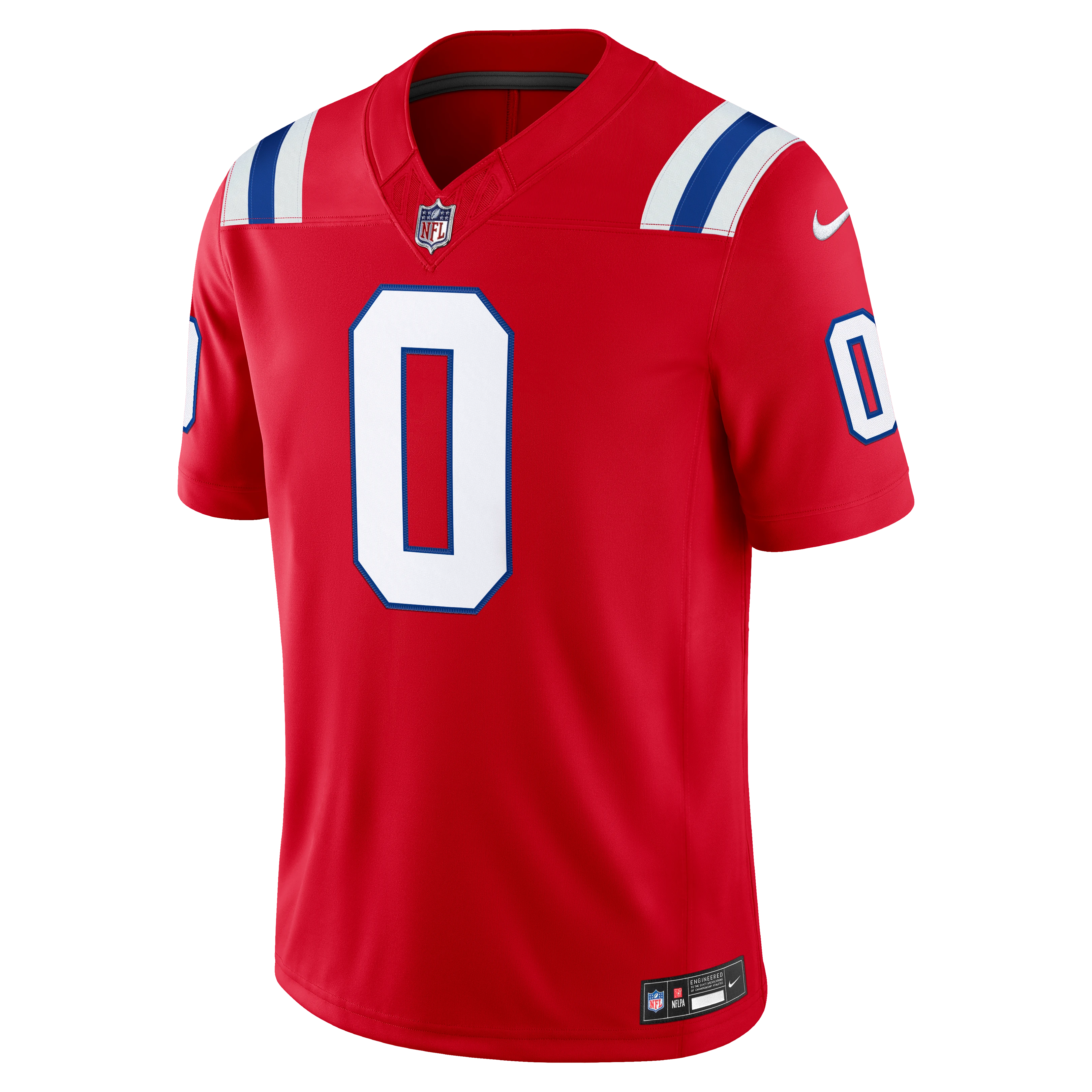 Christian Gonzalez New England Patriots Alternate Vapor F.U.S.E. Stitched Limited Jersey - Red