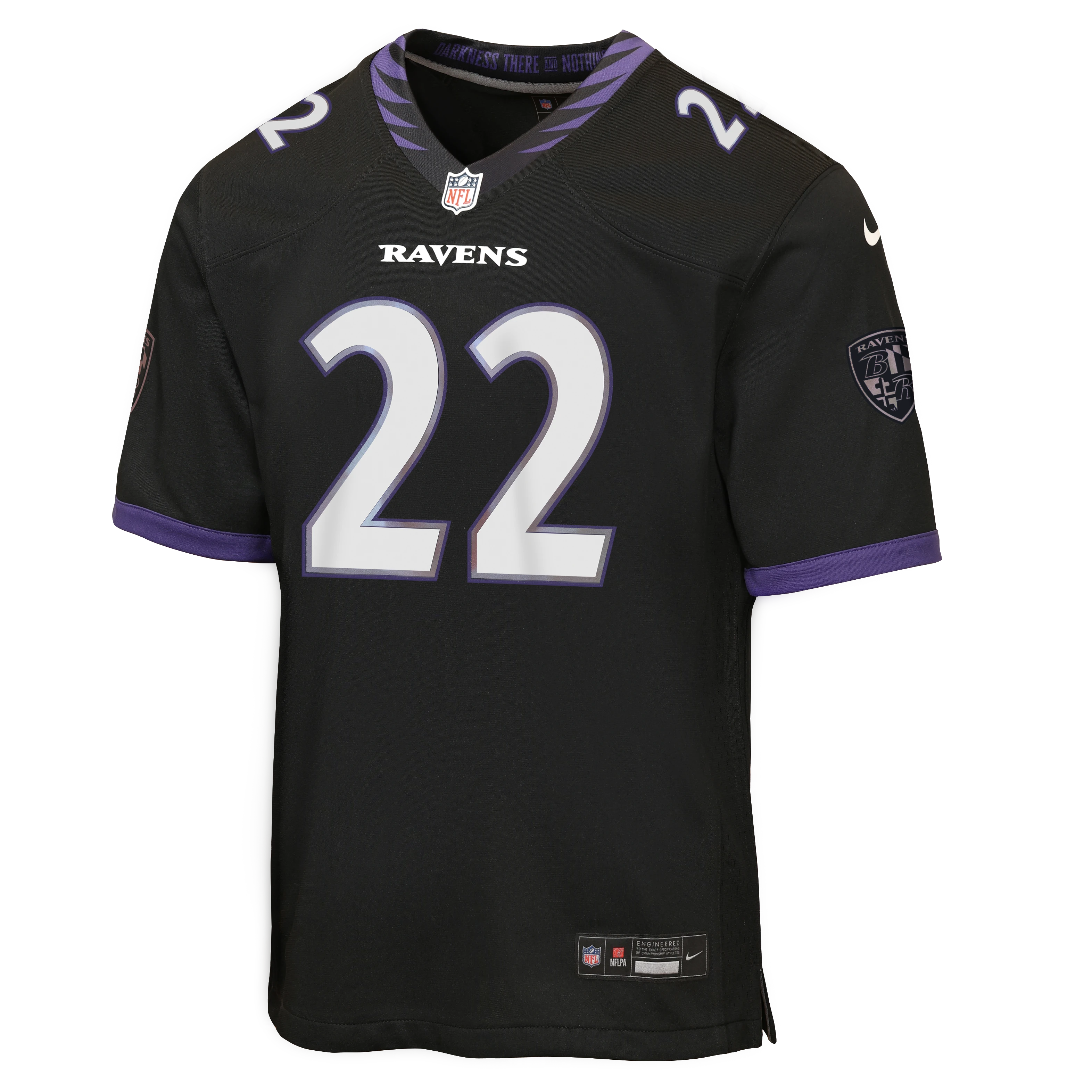 Derrick Henry Baltimore Ravens Youth Alternate Game Jersey - Black