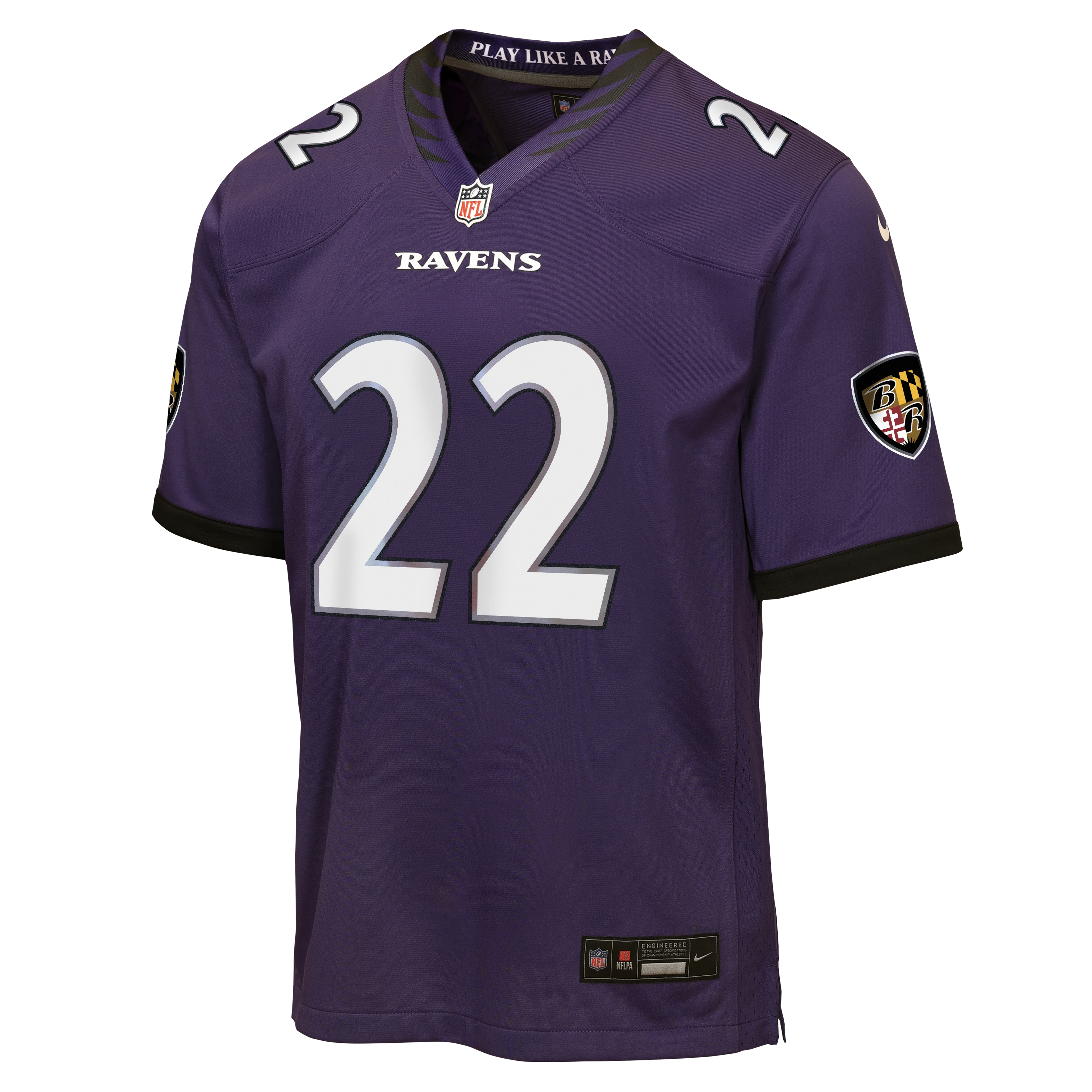 Derrick Henry Baltimore Ravens Youth Game Jersey - Purple