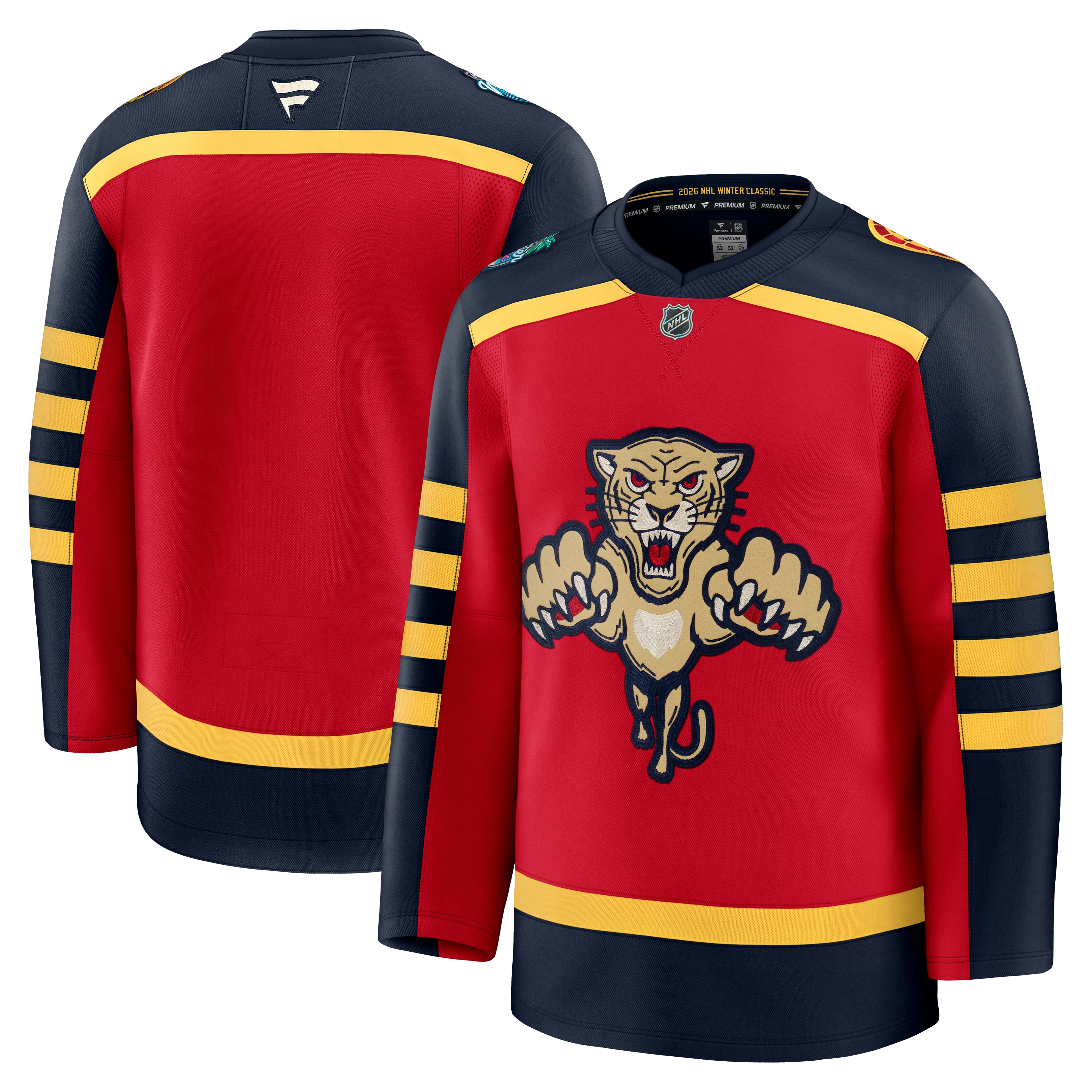 Florida Panthers 2026 NHL Winter Classic Premium Jersey - Red