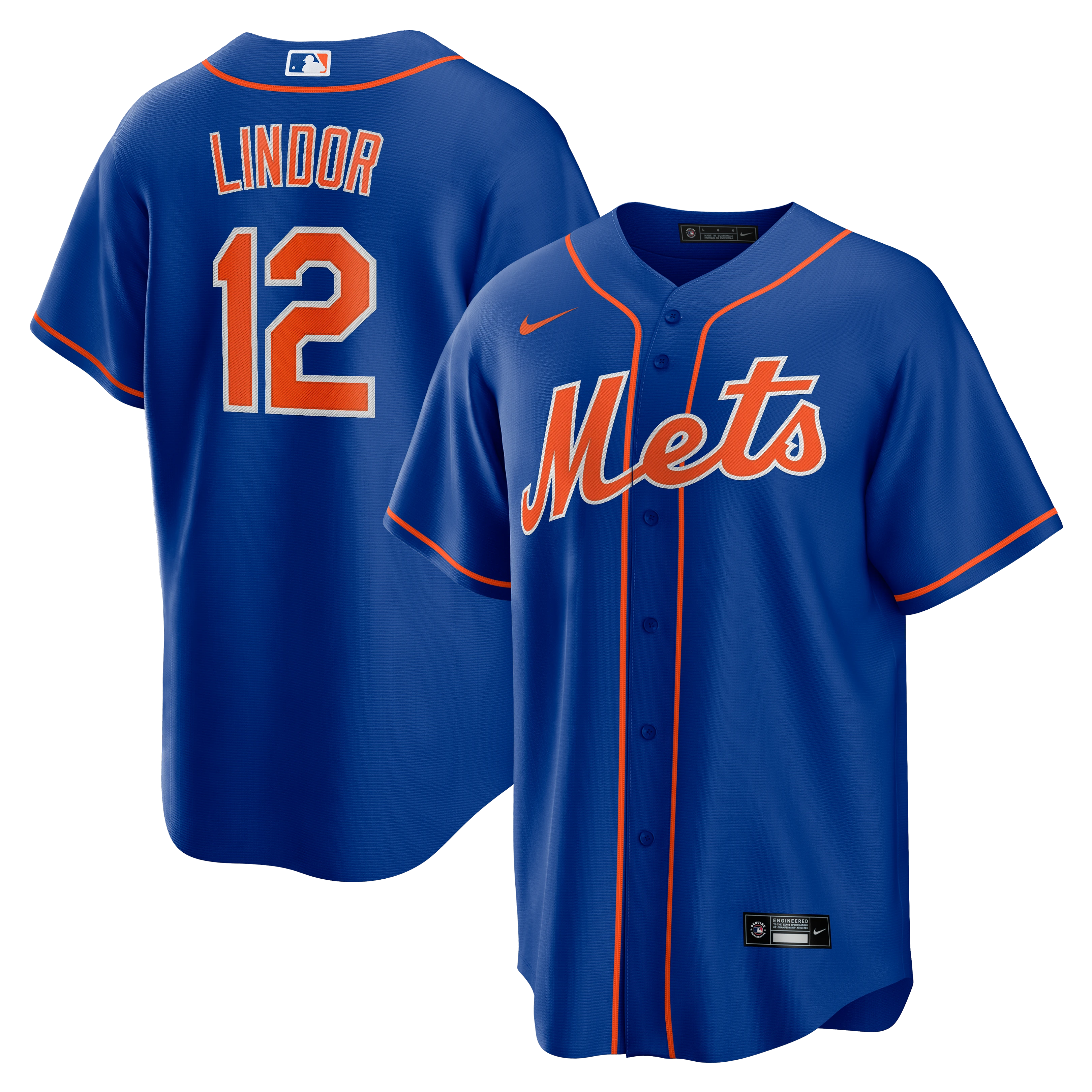 Francisco Lindor New York Mets Alternate Replica Player Jersey - Royal