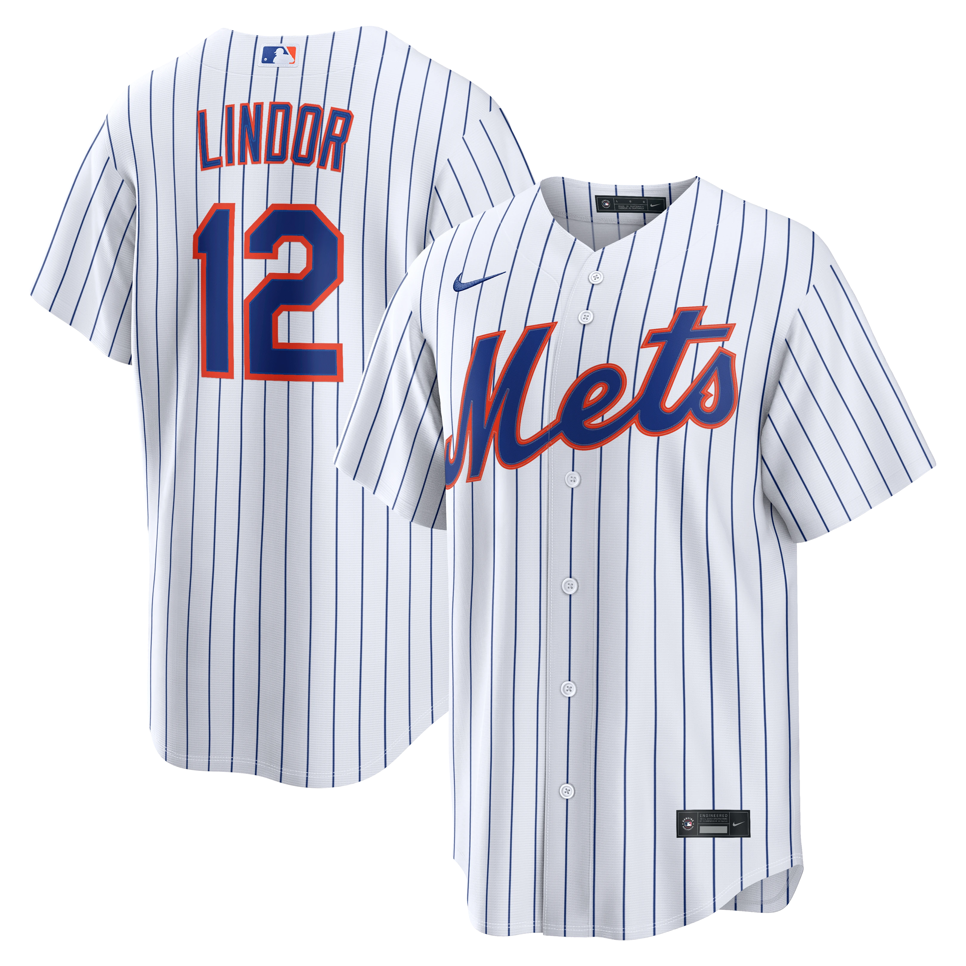 Francisco Lindor New York Mets Home Replica Jersey - White
