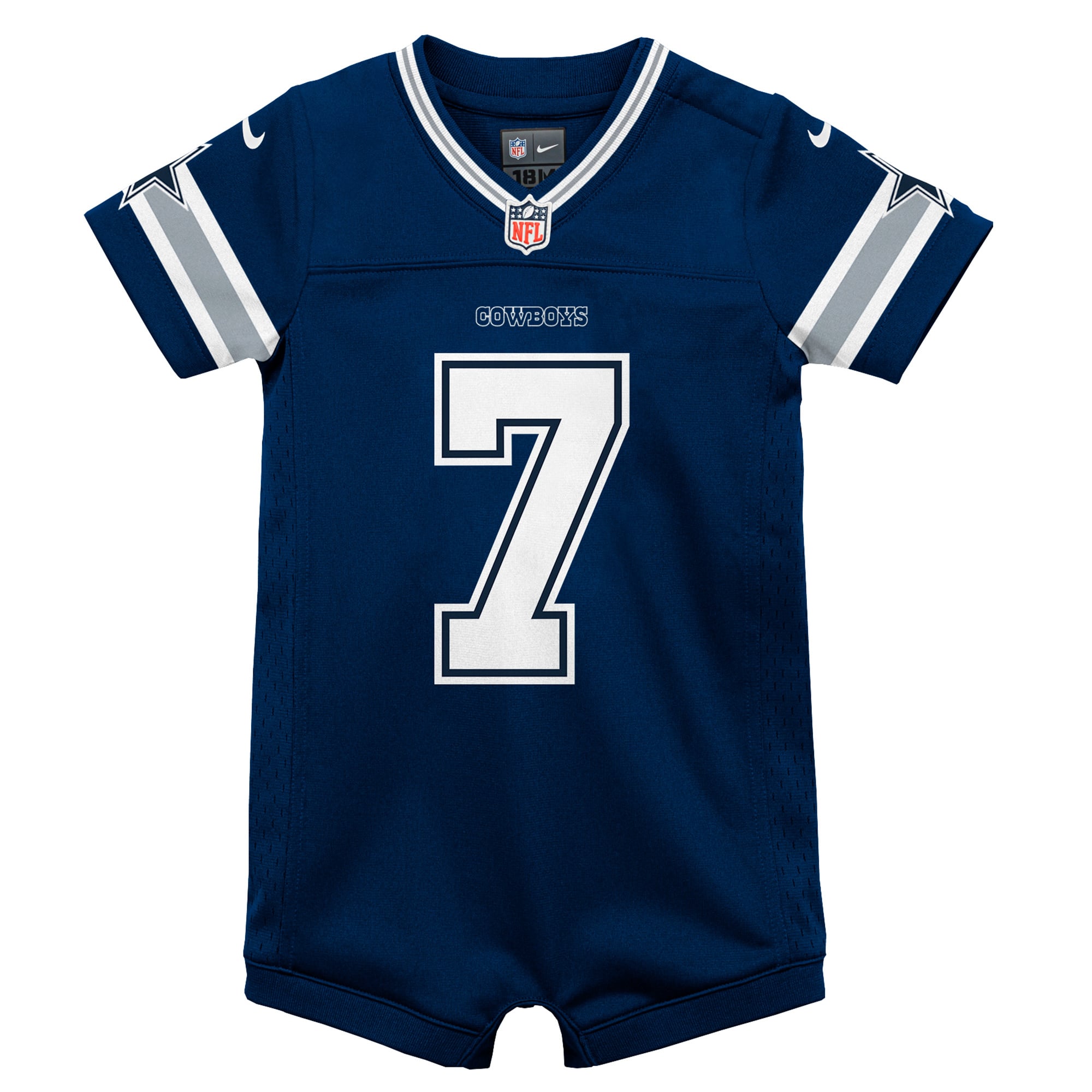 Infant Dallas Cowboys Trevon Diggs Navy Game Romper Jersey
