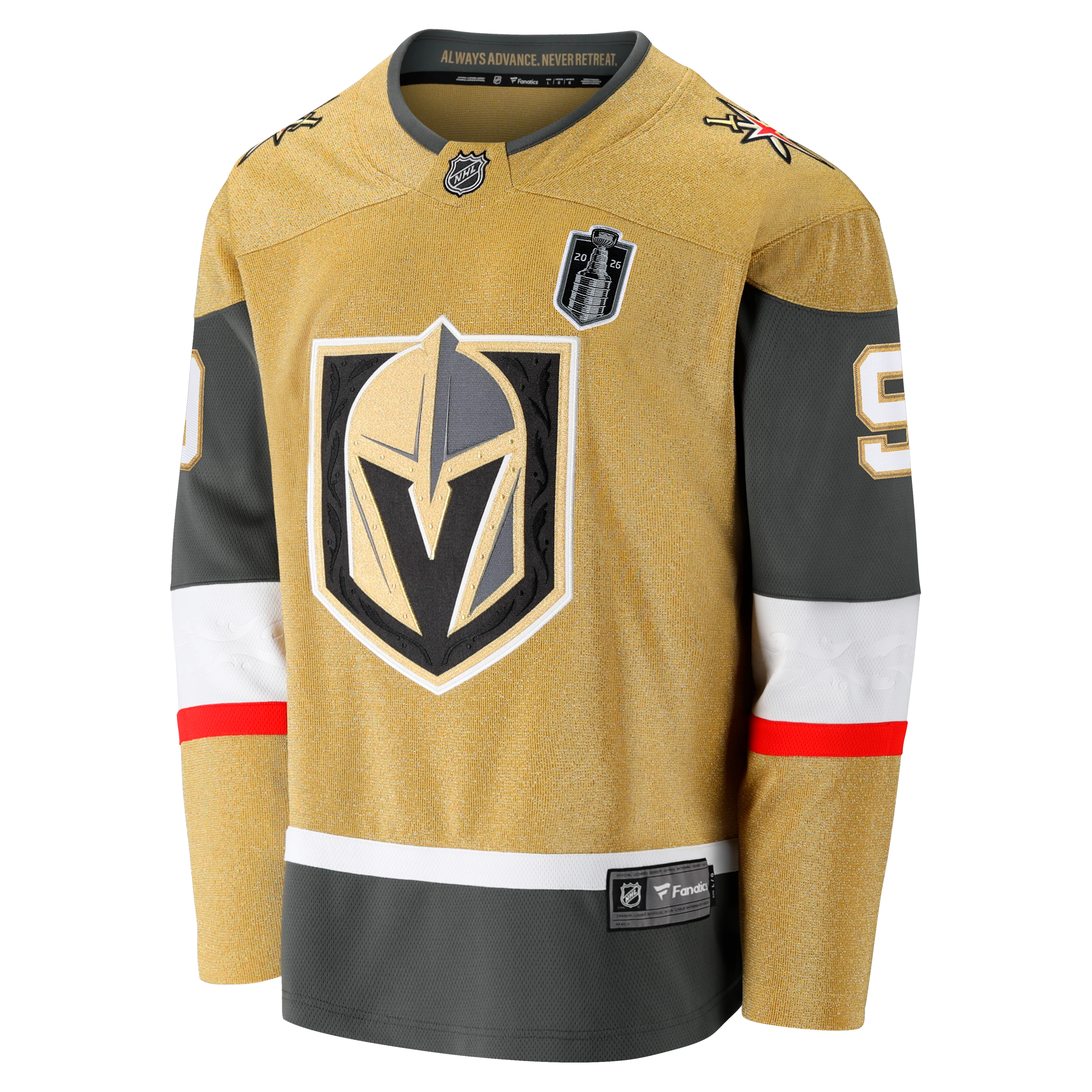 Jack Eichel Vegas Golden Knights 2026 Stanley Cup Final Breakaway Jersey - Gold