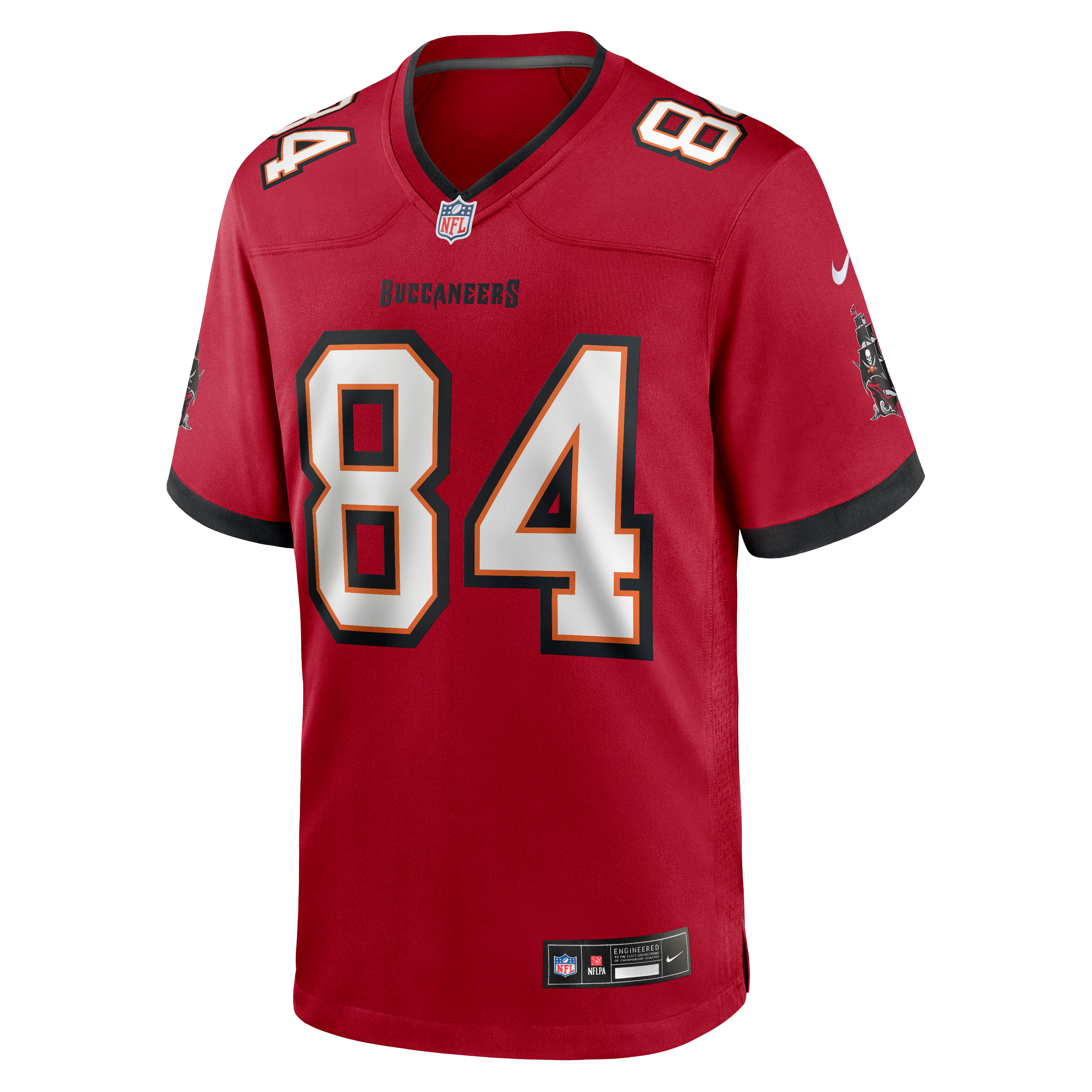 Men's Tampa Bay Buccaneers Bauer Sharp Red Team Game Jersey