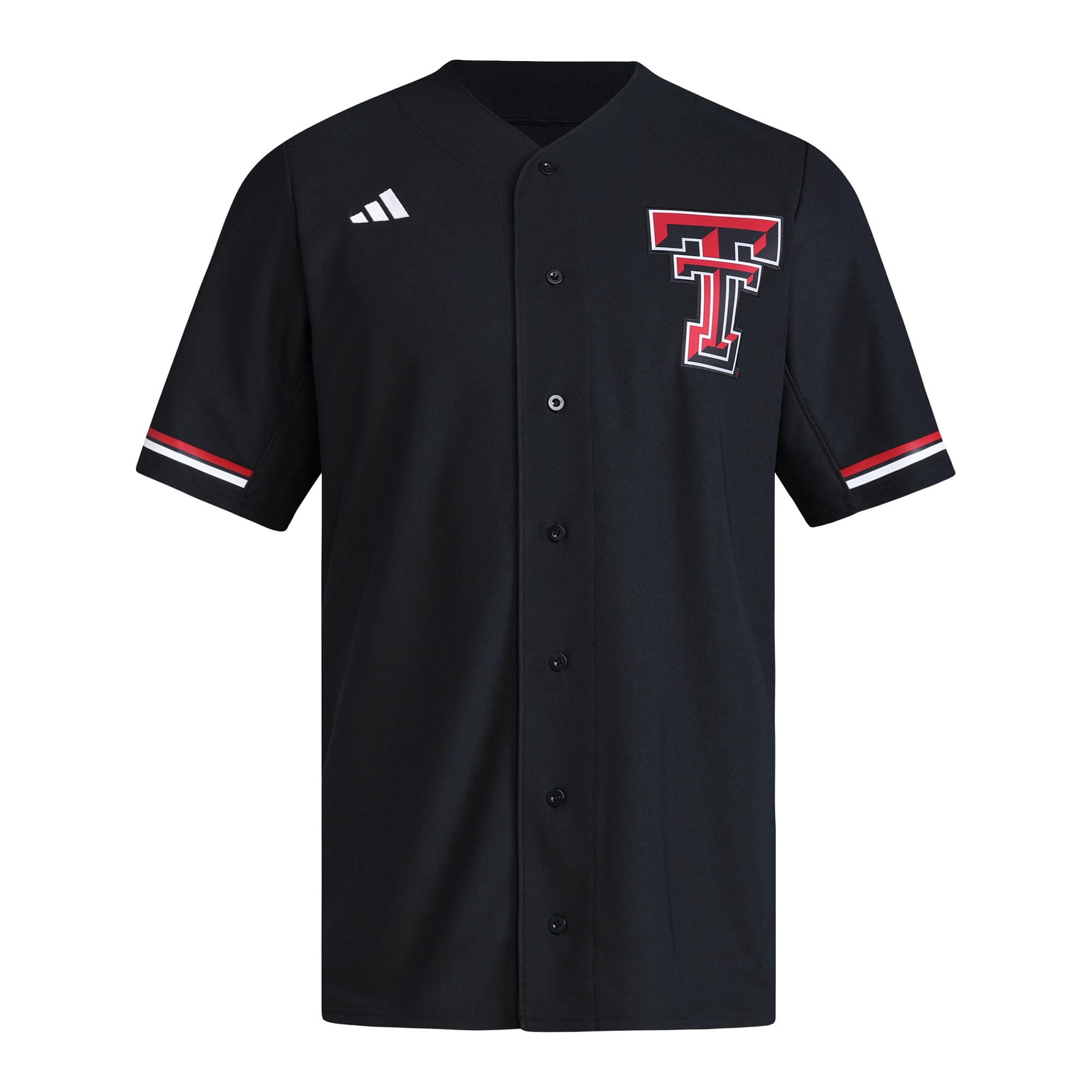 Men's Black Texas Tech Red Raiders Replica Baseball Jersey