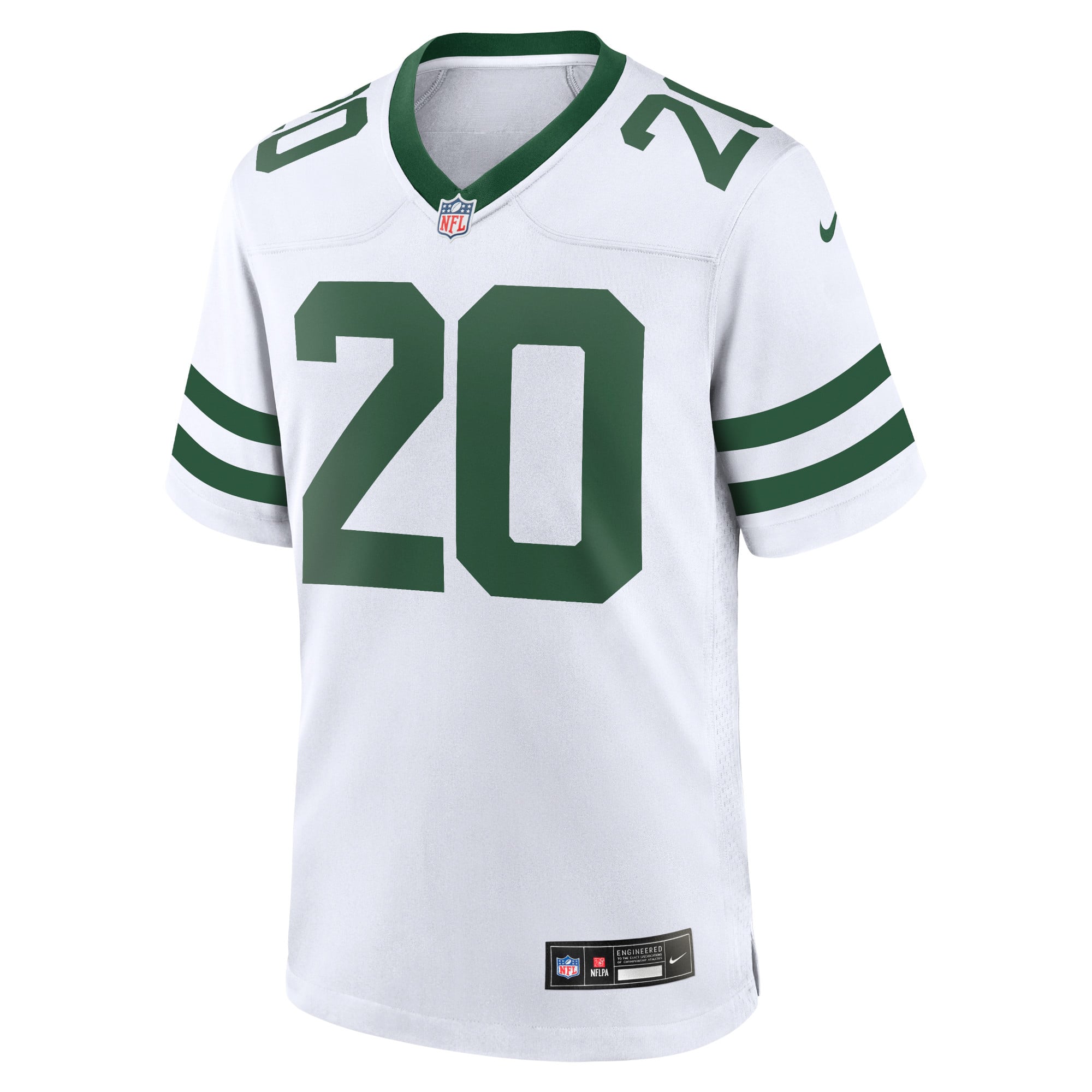 Men's New York Jets Breece Hall Legacy White Game Jersey