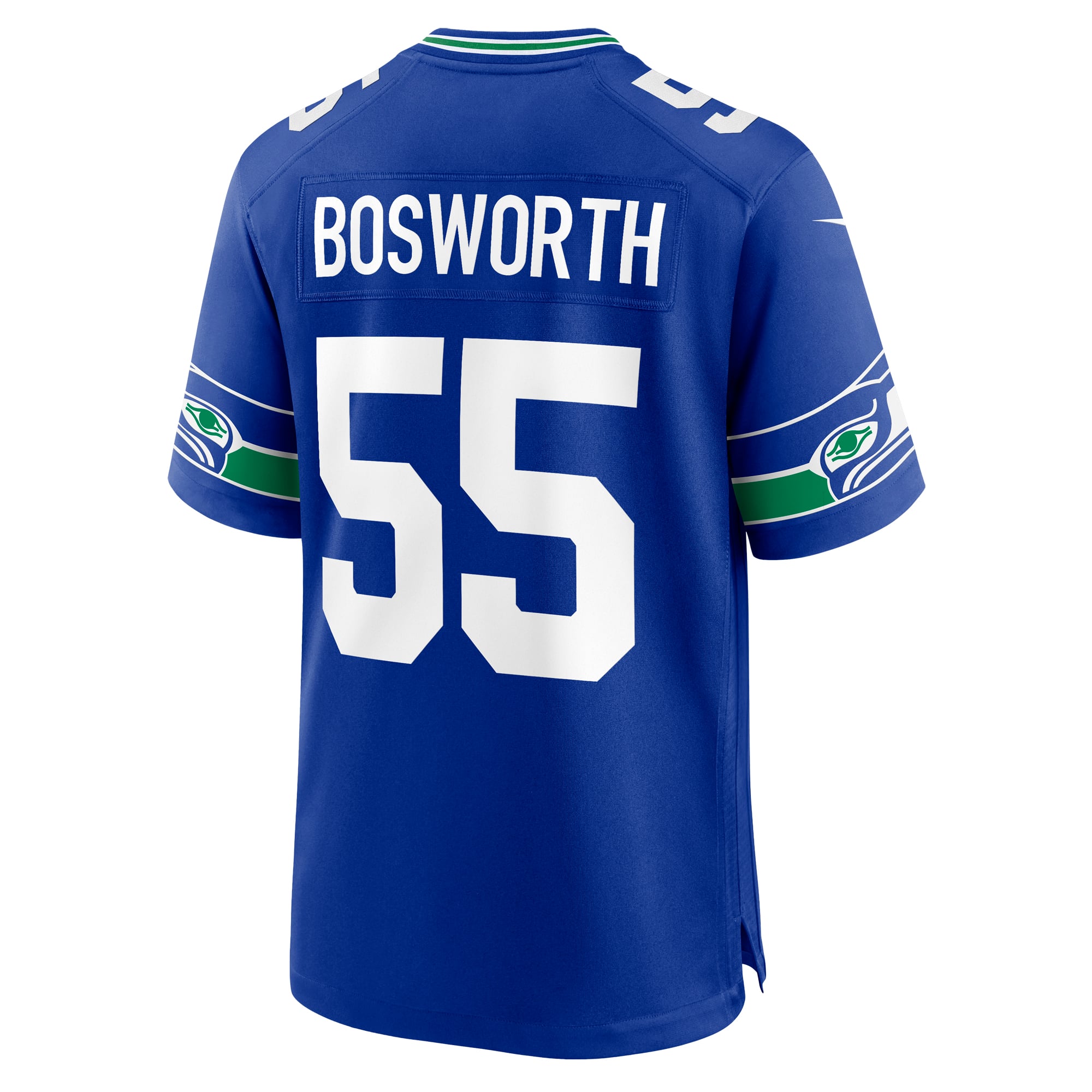 Men's Seattle Seahawks Brian Bosworth Royal Retired Player Alternate Game Jersey